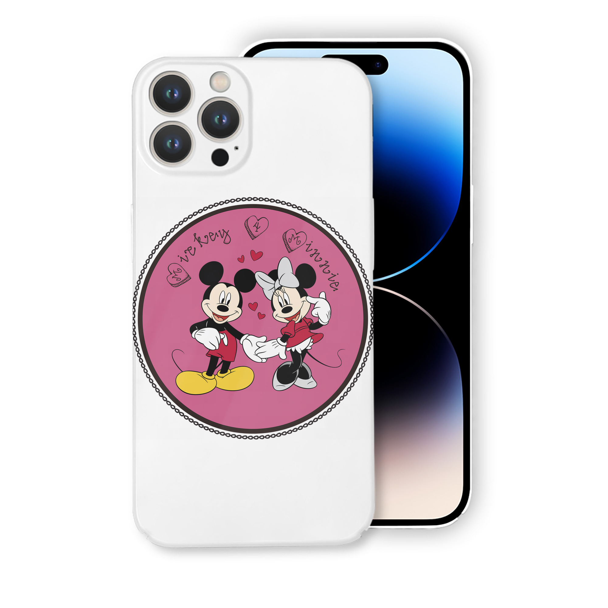 （画像用） ミッキーマウス Mickey Mouse 【iPhone 14シリーズ対応】ハードケース